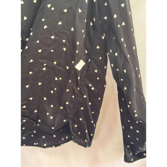 The Kooples Chemise Top Size 3 with Discoloration & Fabric Pull - Picture 11 of 16